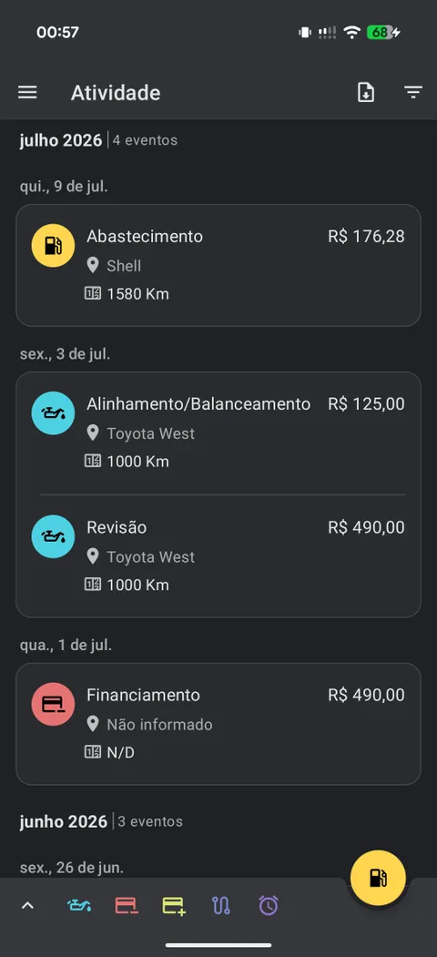 Modo escuro elegante, suave para os olhos de dia ou de noite